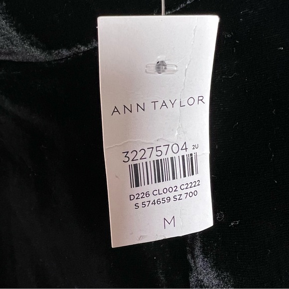 NWT Ann Taylor The Velvet Easy Ankle Pant Black Size M - Picture 10 of 14